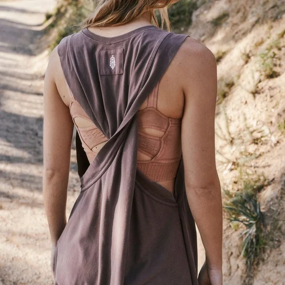 NWT Free People Hot Shot Twisted Onesie size S - Picture 4 of 5